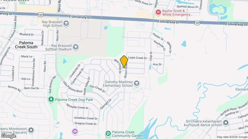 928 Rivers Creek Ln Map and Location Details