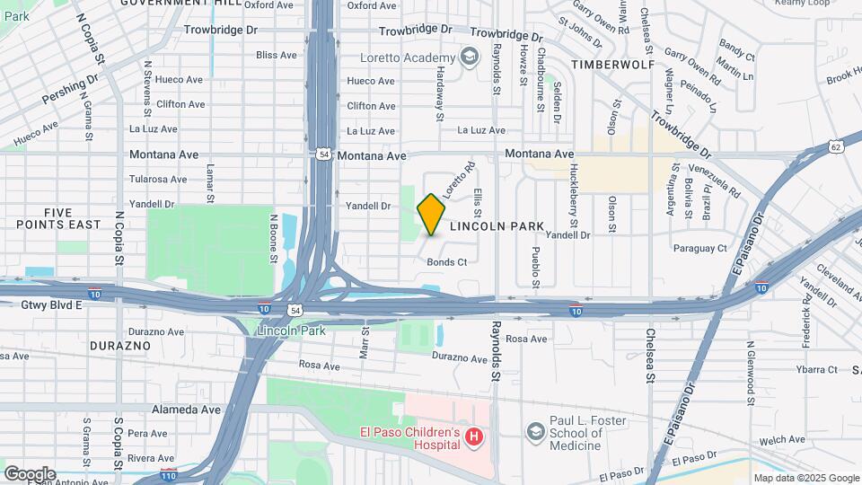 614 Loretto Rd Map and Location Details