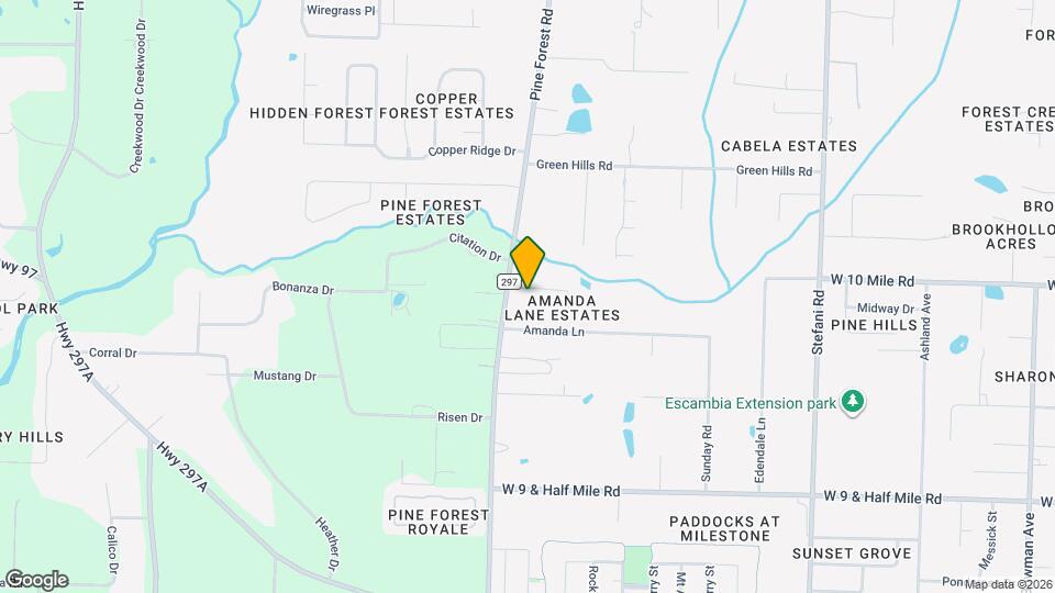 3386 Pine Forest Rd Map and Location Details