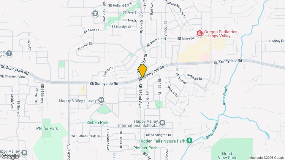 13504 SE 152nd Dr Map and Location Details