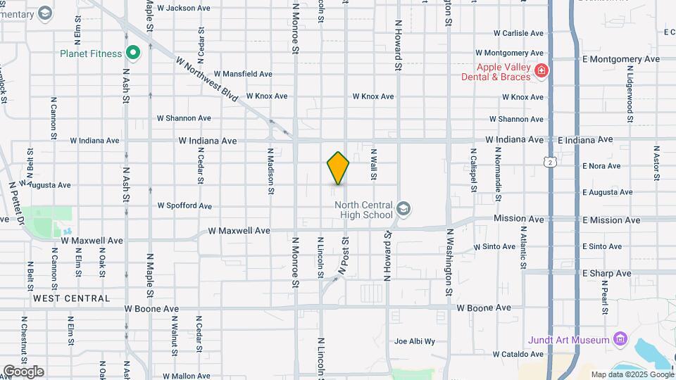 807 W Augusta Ave Mapa y Detalles de la Ubicación