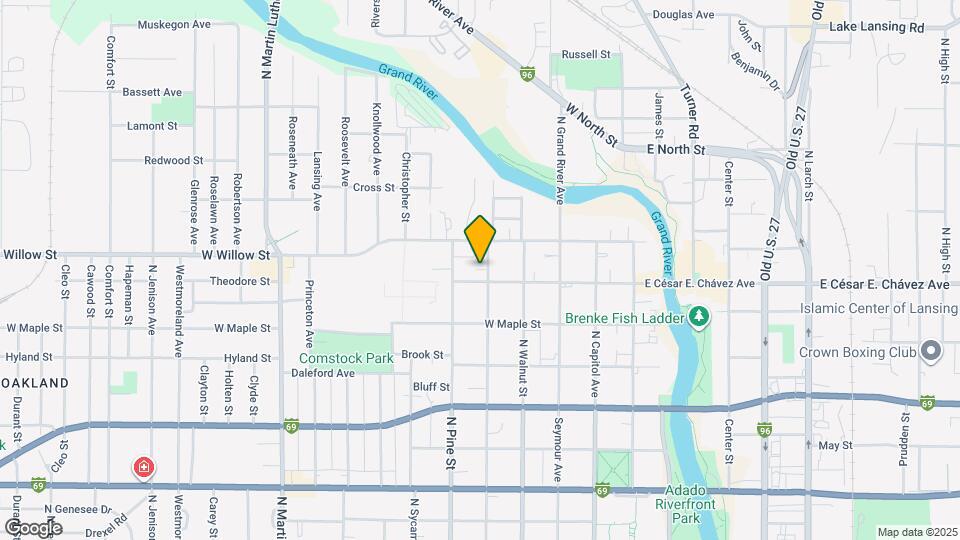 1207 N Chestnut St Map and Location Details