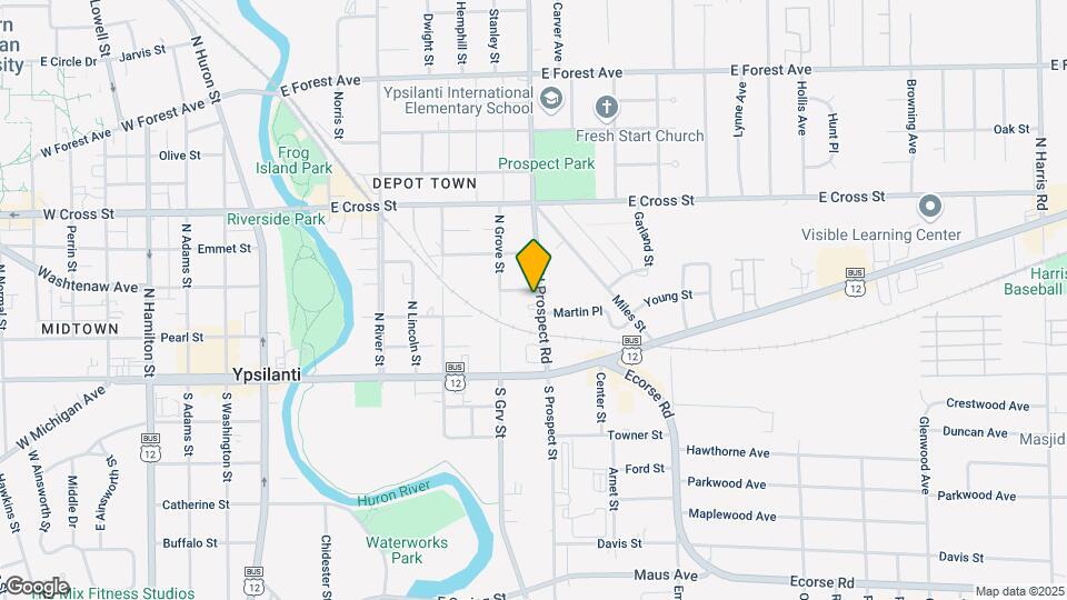 209 N Prospect Rd Map and Location Details