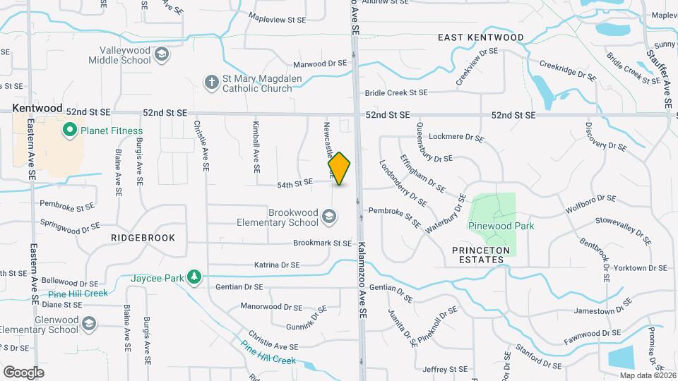 5390 Newcastle Dr SE Map and Location Details