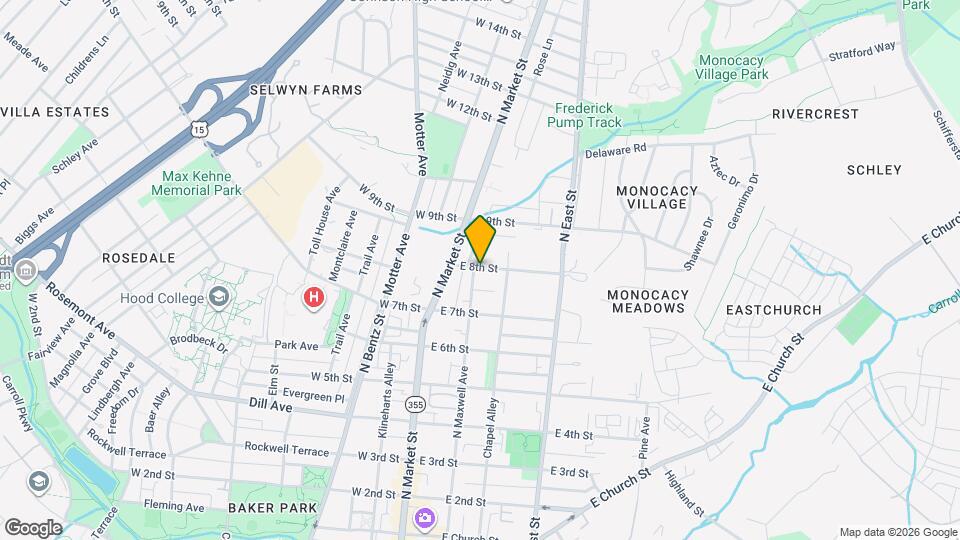 100 E 8th St, Unit 1 Mapa y Detalles de la Ubicación