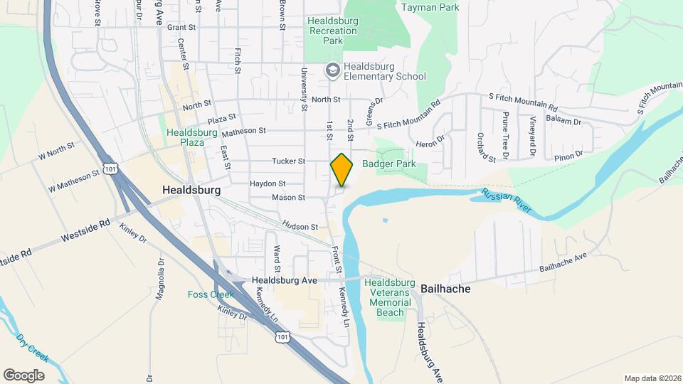 541 Mason St Map and Location Details