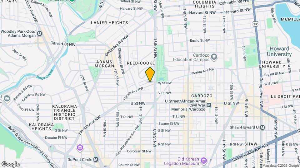 1620 Beekman Pl NW Map and Location Details