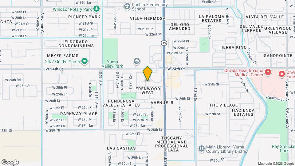 2425 S 27th Ave Map and Location Details