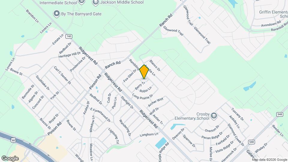 628 Rockbrook Dr Map and Location Details