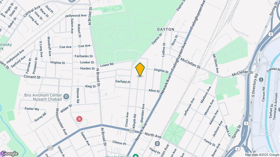 1033 Kilsyth Rd Map and Location Details