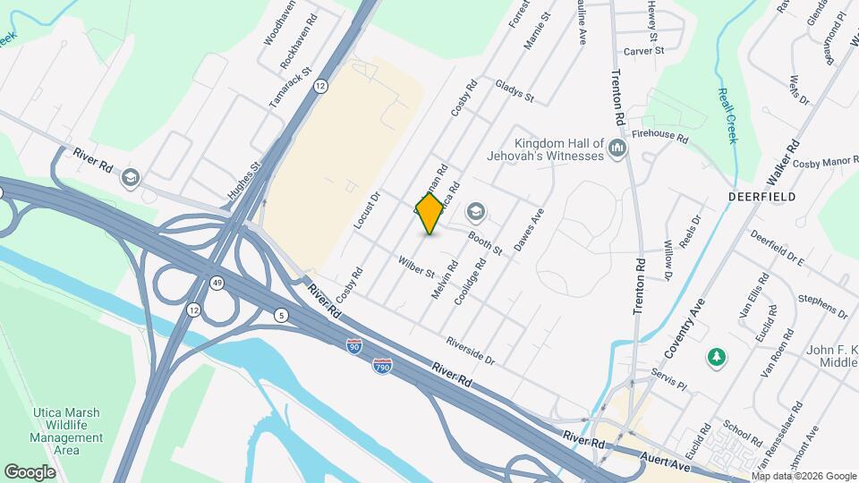 526 Utica Rd Map and Location Details