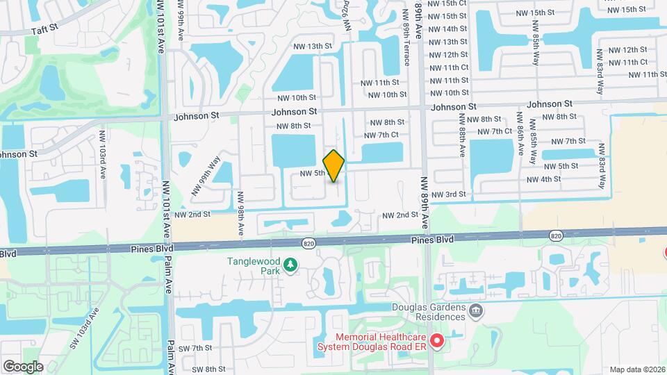 320 NW 93rd Ave Map and Location Details