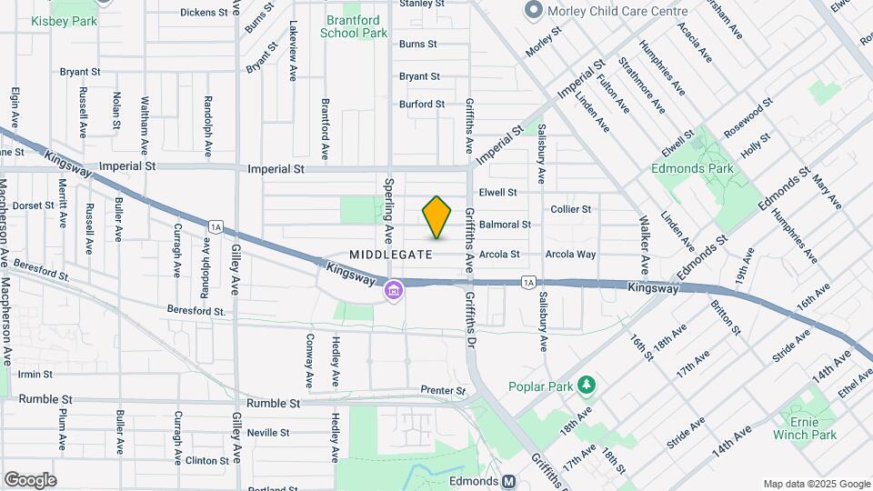6813 Arcola St Map and Location Details