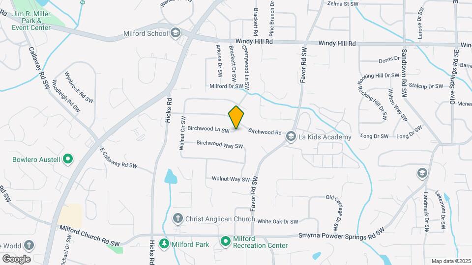 635 Birchwood Ln SW Map and Location Details