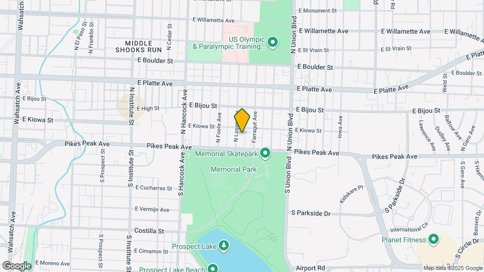 25 N Logan Ave Map and Location Details