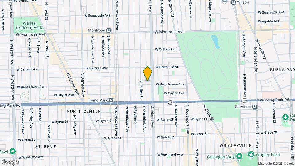1614 W Belle Plaine Ave, Unit 1606-1 Map and Location Details