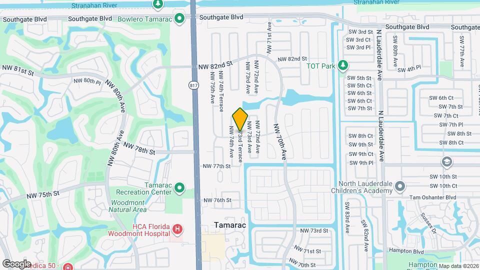 7907 NW 73rd Ter Map and Location Details