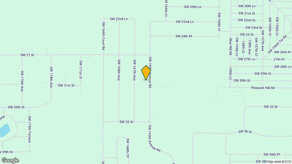 3038 SW 165th Avenue Rd Map and Location Details