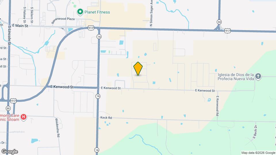 3216 E Jacob Ln Map and Location Details