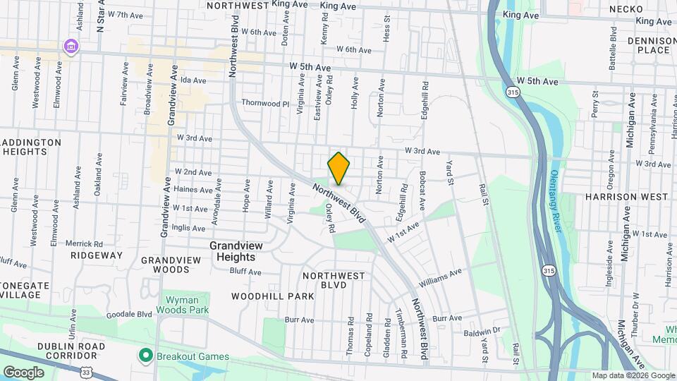 1150 Northwest Blvd, Unit 1148 Northwest Blvd Mapa y Detalles de la Ubicación