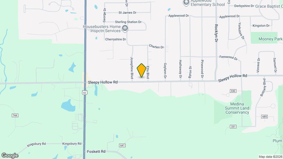 4095 Sleepy Hollow Rd Map and Location Details