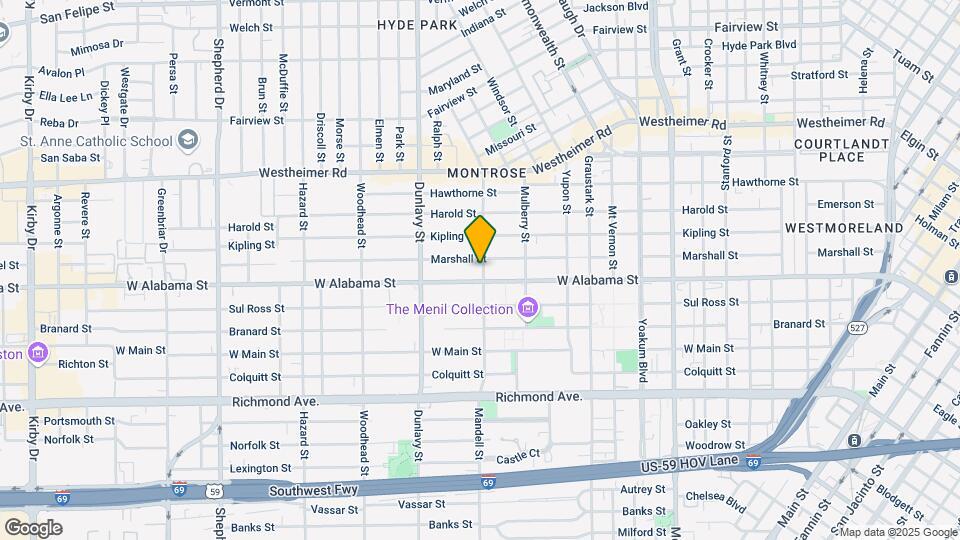 3710 Mandell St Map and Location Details