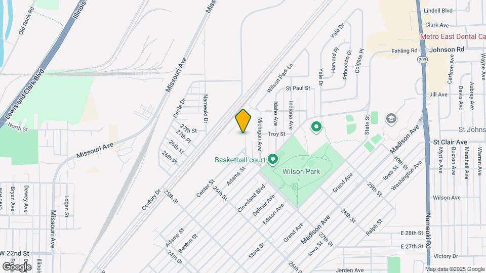 2713 Center St Map and Location Details