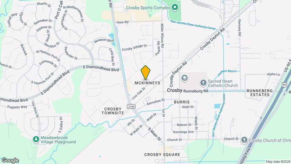235 Live Oak St Map and Location Details