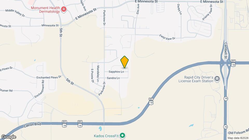 512 Sapphire Ln Map and Location Details