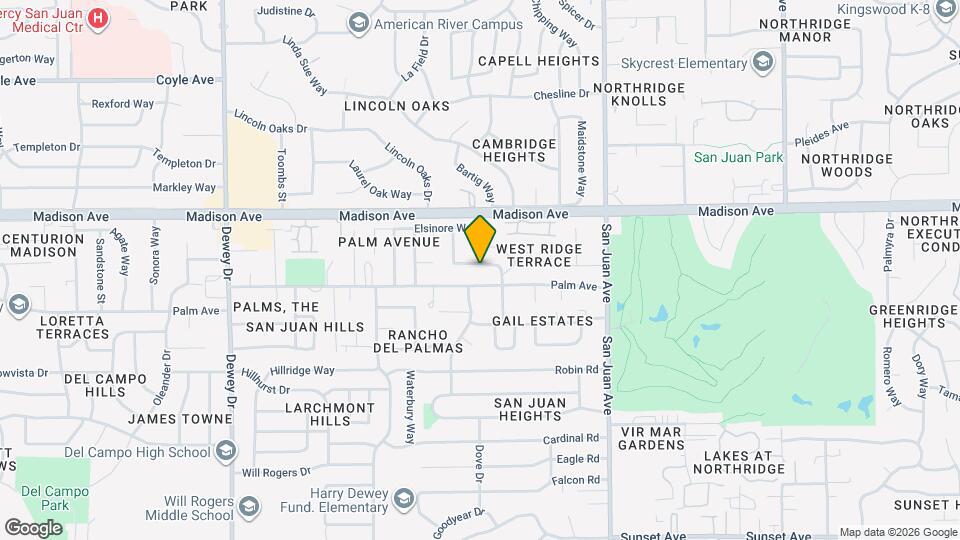 5335 Castle St Map and Location Details