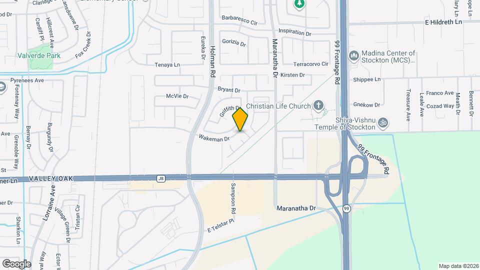 8033 Farin Ct Map and Location Details