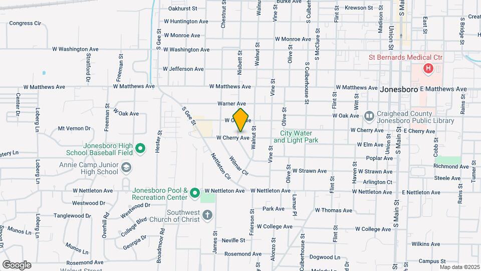 1014 W Cherry Ave Map and Location Details
