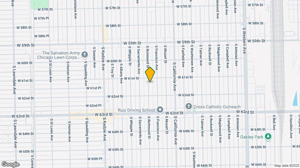 6119 S Richmond St Map and Location Details