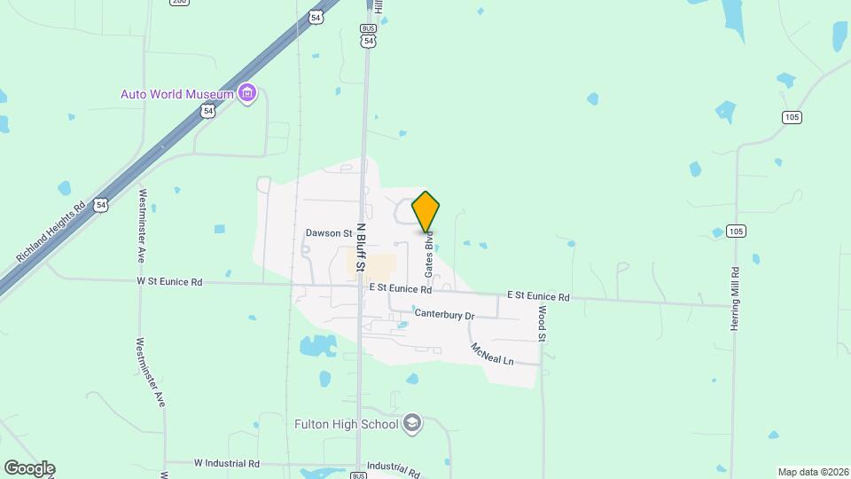 2631 Gates Blvd Map and Location Details