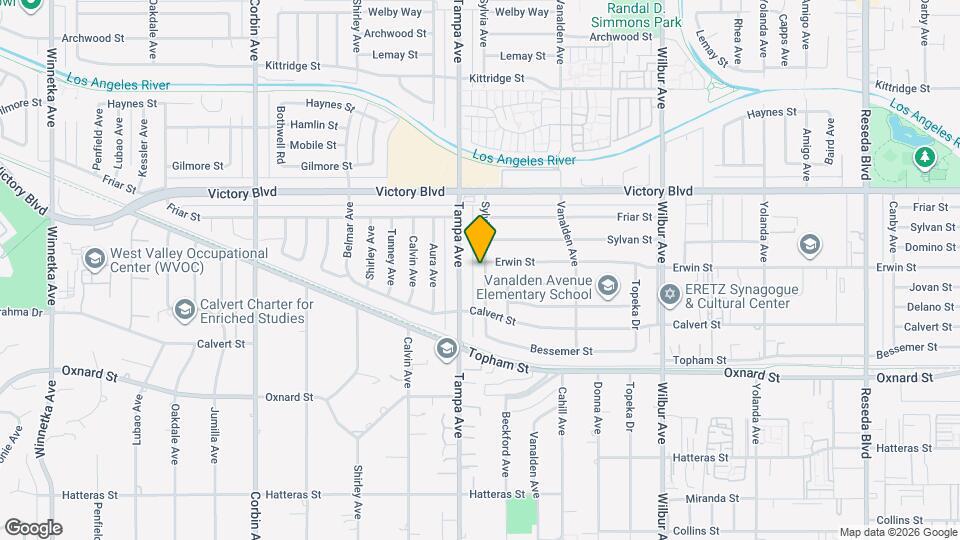 6229 Sylvia Ave Map and Location Details