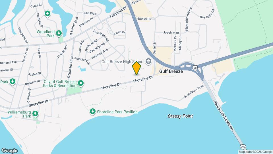 1200 Shoreline Dr Map and Location Details