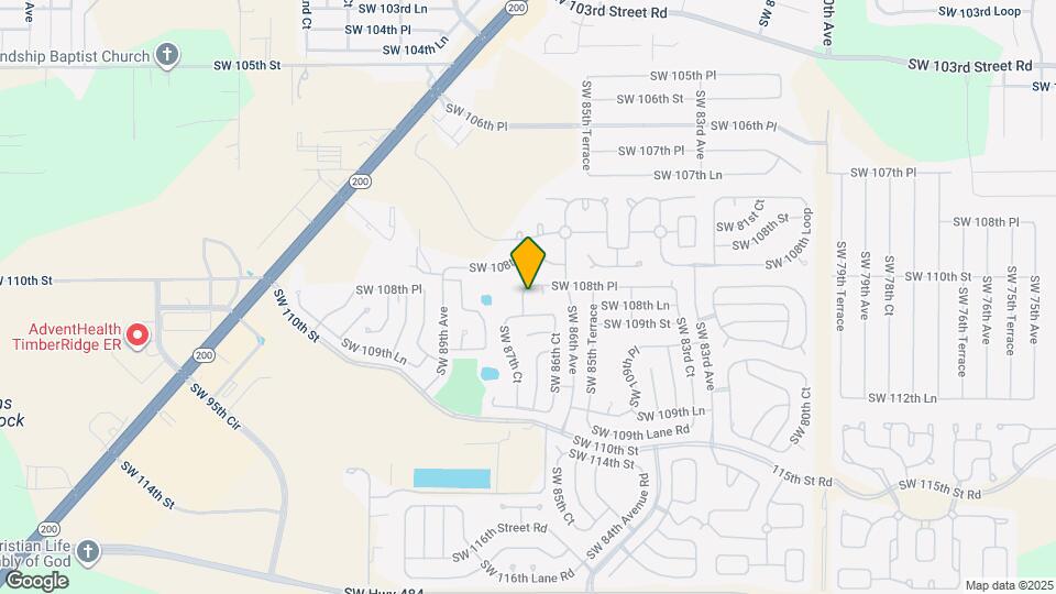8741 SW 108th Pl Map and Location Details