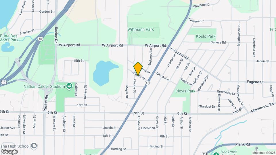 951 William St Map and Location Details