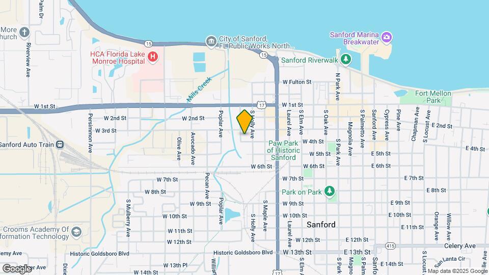 301 S Cedar Ave Map and Location Details