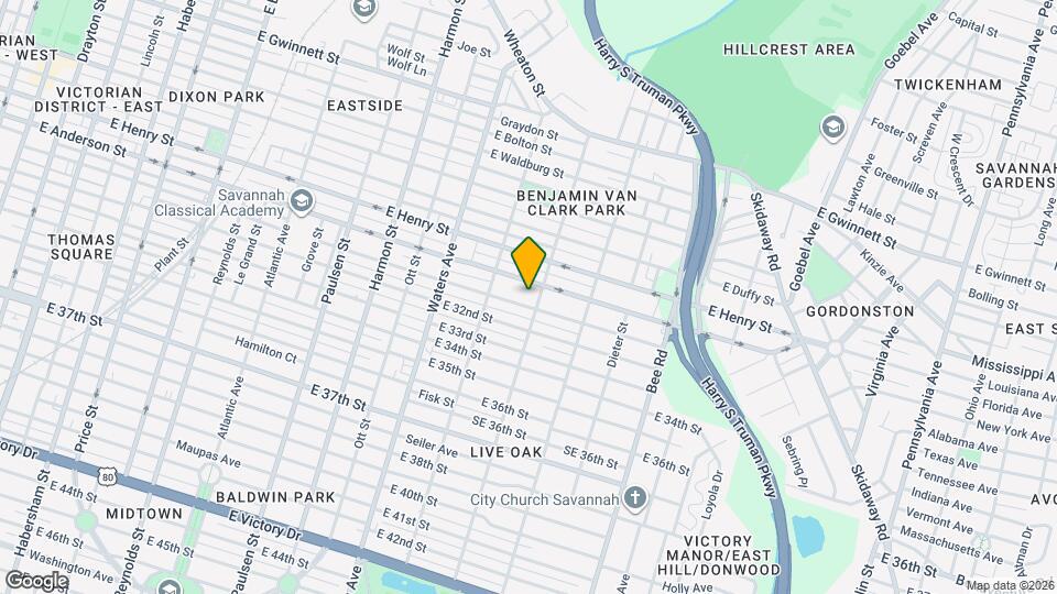 1228 E 31st St Map and Location Details