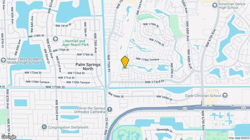 17358 NW 74th Ave Map and Location Details