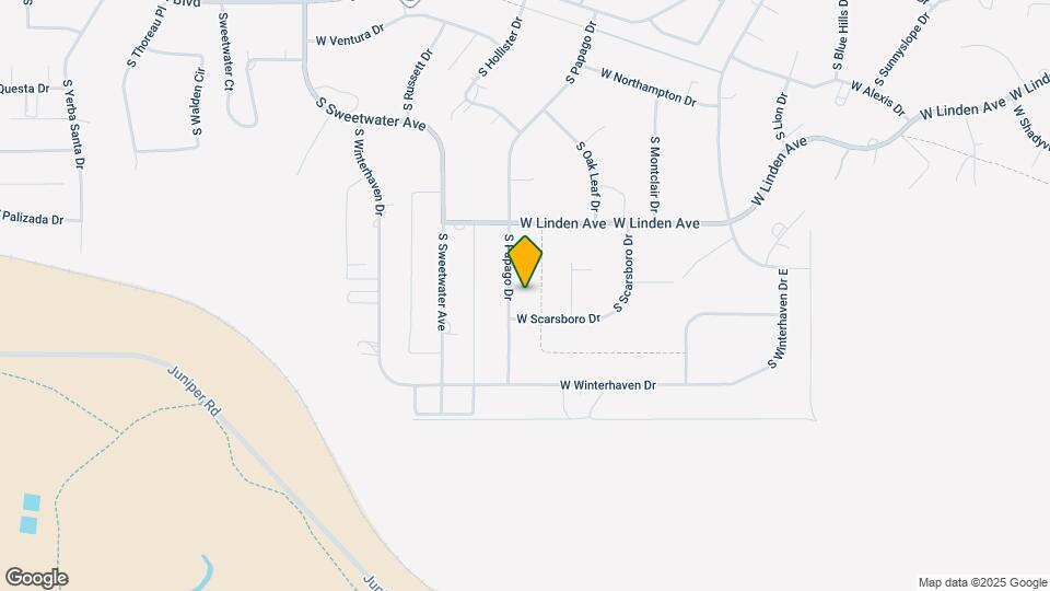 1328 S Papago Dr Map and Location Details