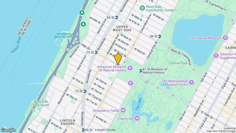 110 W 79th St Mapa y Detalles de la Ubicación