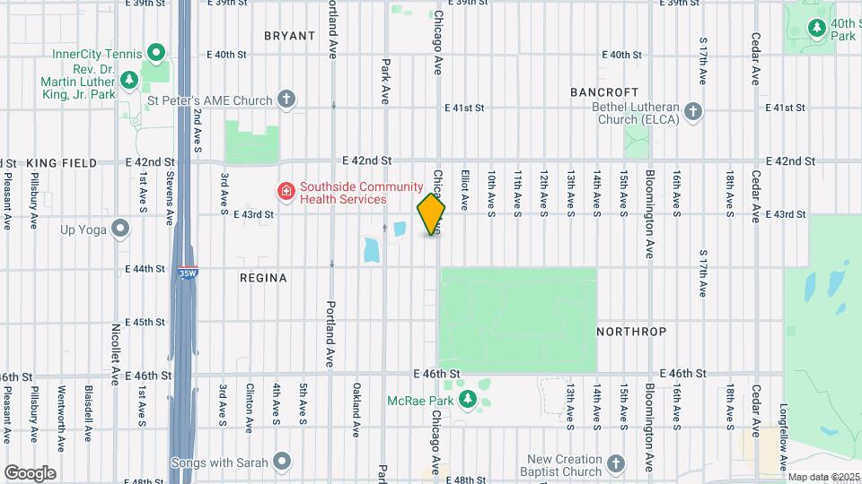 4328 Chicago Ave Map and Location Details