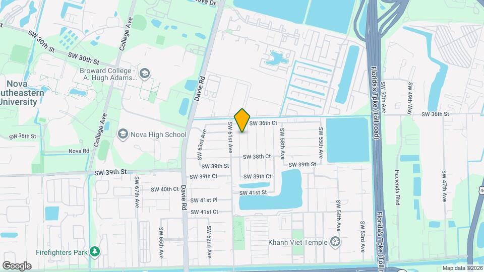 3714 SW 60th Terrace Map and Location Details