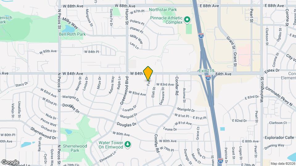 8353 Fox St Map and Location Details