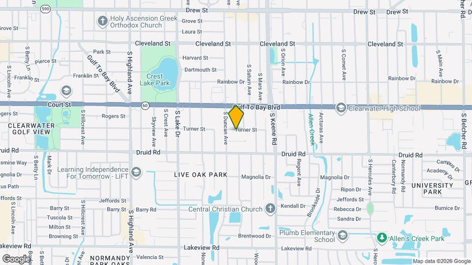 1719 Turner St Map and Location Details
