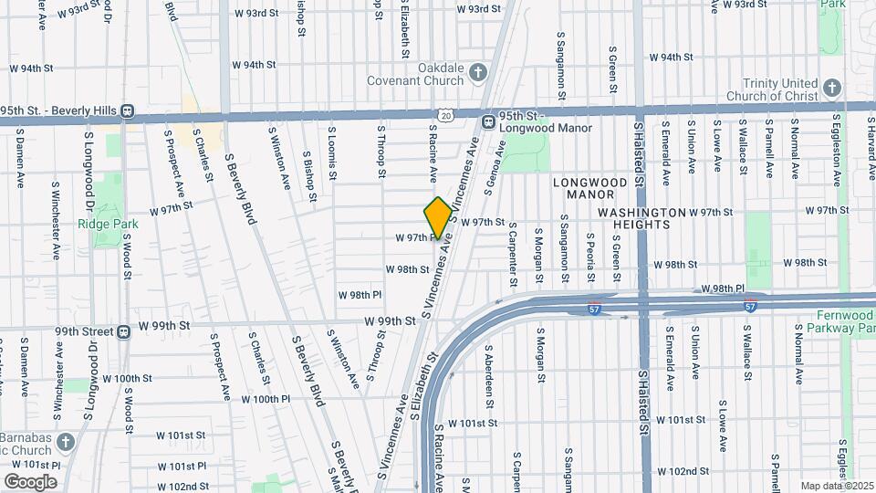 9746-9748 S Vincennes Ave Map and Location Details
