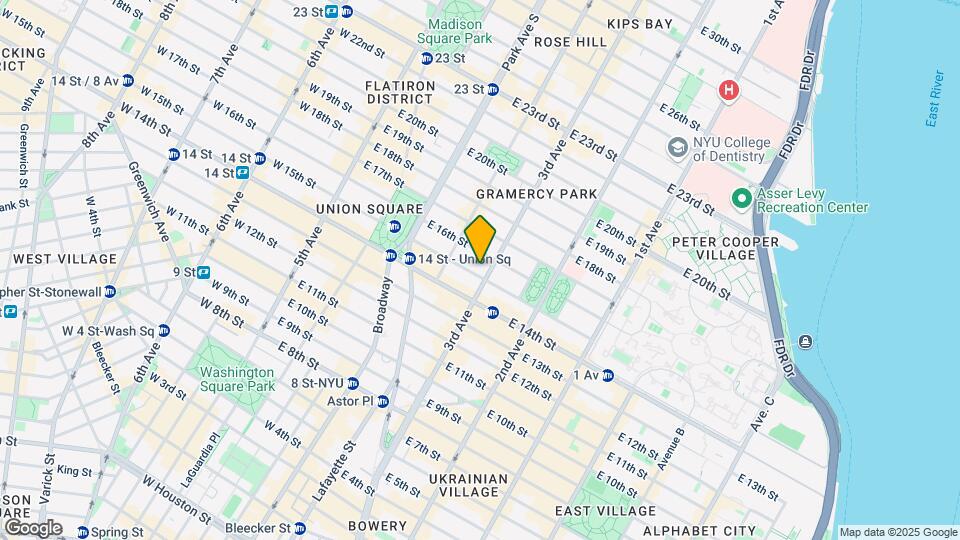 Gramercy Arms Map and Location Details