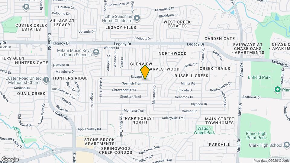 1605 Spanish Trail Map and Location Details